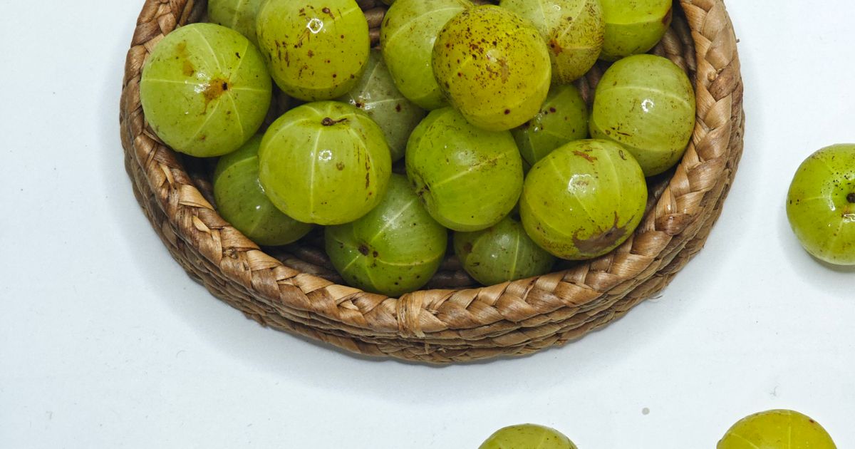 Amalaki (amla, indický angrešt) – čerstvé plody a sušený prášek z plodů Emblica officinalis